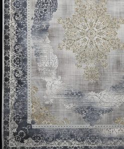 فرش ماشینی 1200 شانه طرح اوستا سیلور کاشان - فرش راحیل (2)