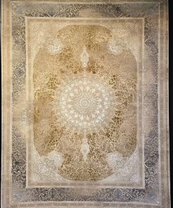 فرش ماشینی 1200 شانه کاشان طرح سحاب - فرش راحیل (1)
