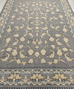 فرش ماشینی ۵۰۰ شانه (طرح ۷۰۰ شانه) کاشان طرح ملک طوسی
