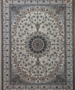فرش ماشینی 700 شانه کاشان طرح بیسان فیلی تراکم 2550 ده رنگ اکریلیک