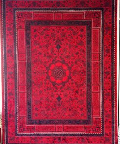 فرش ماشینی 1200 شانه کاشان طرح سیتا لاکی تراکم 3600 اکرلیک